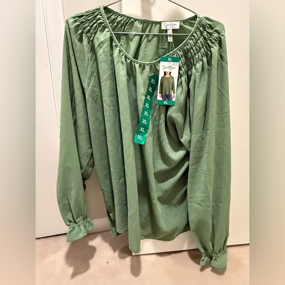 Jessica Simpson Olive Green Blouse